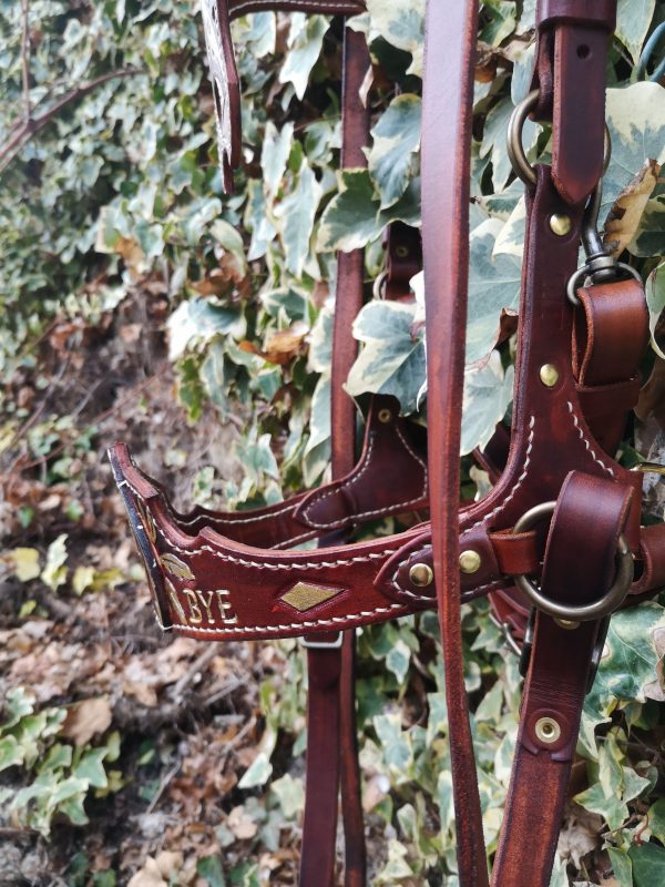 Muserolle Sidepull Décoration semi-mesure